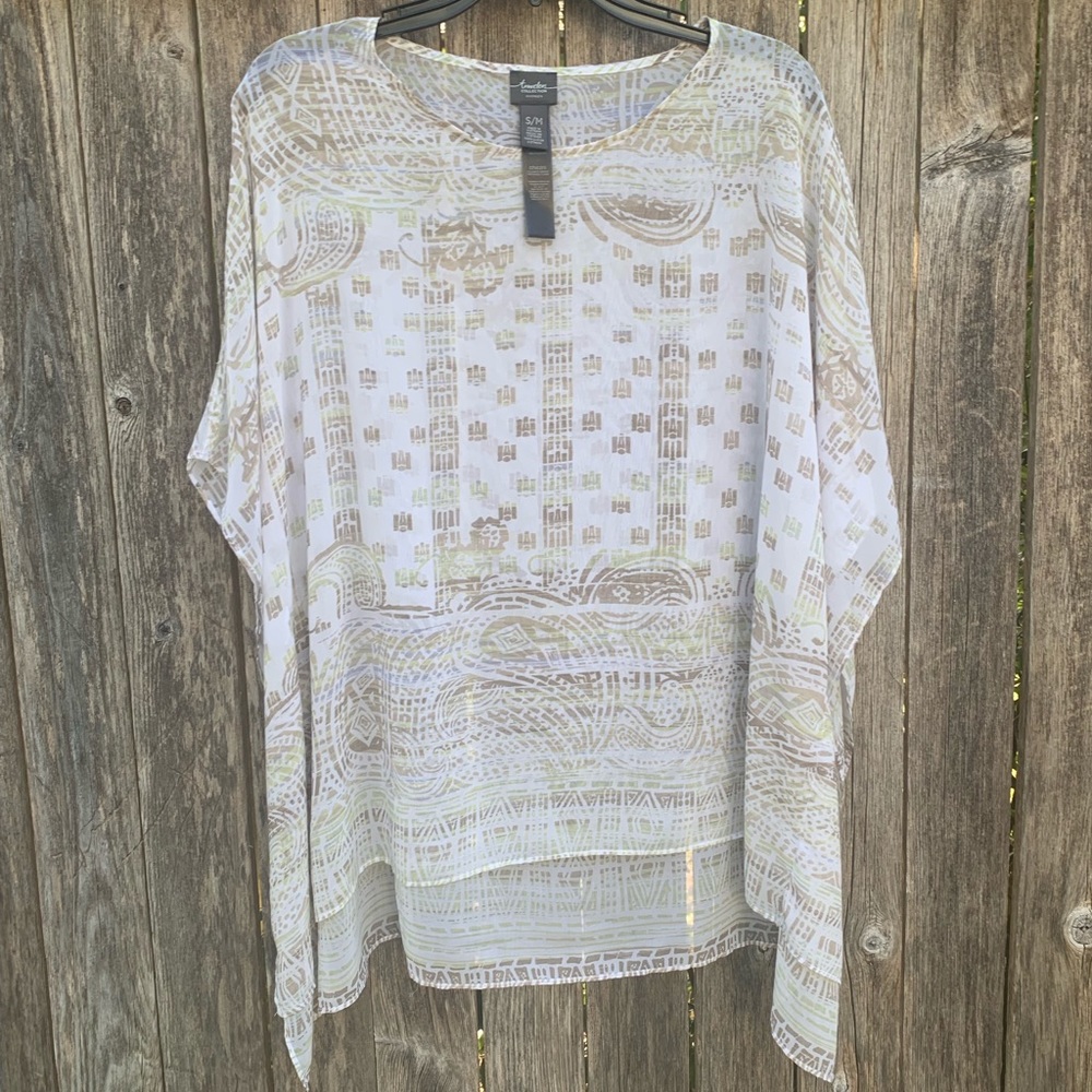 Chicos Sheer Blouse  l S/M